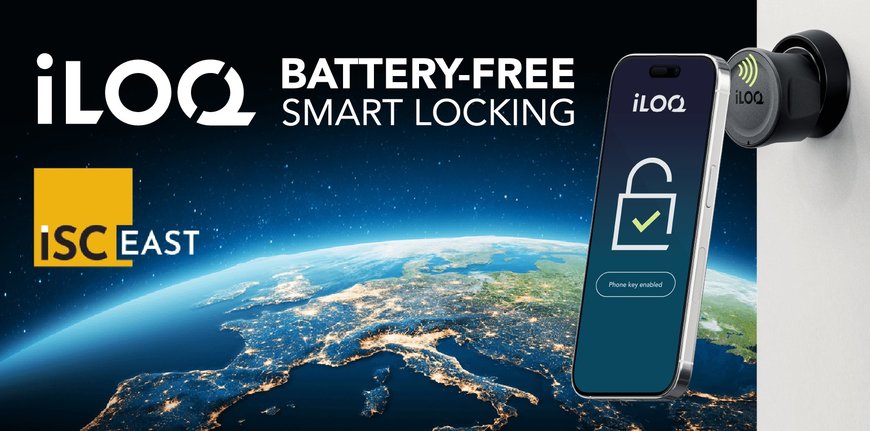 iLOQ to showcase its battery-free smart-locking solutions at ISC East